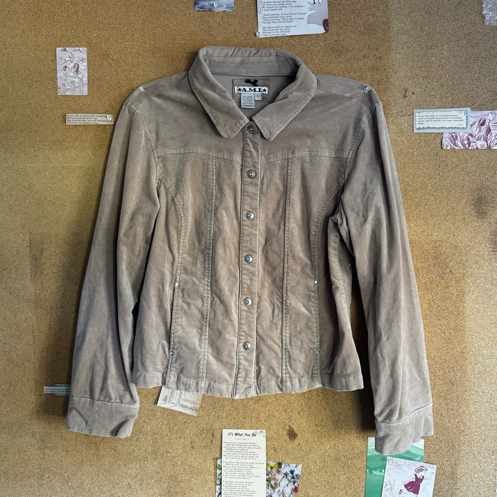 A.M.I. Utility Jacket in Classic Tan
